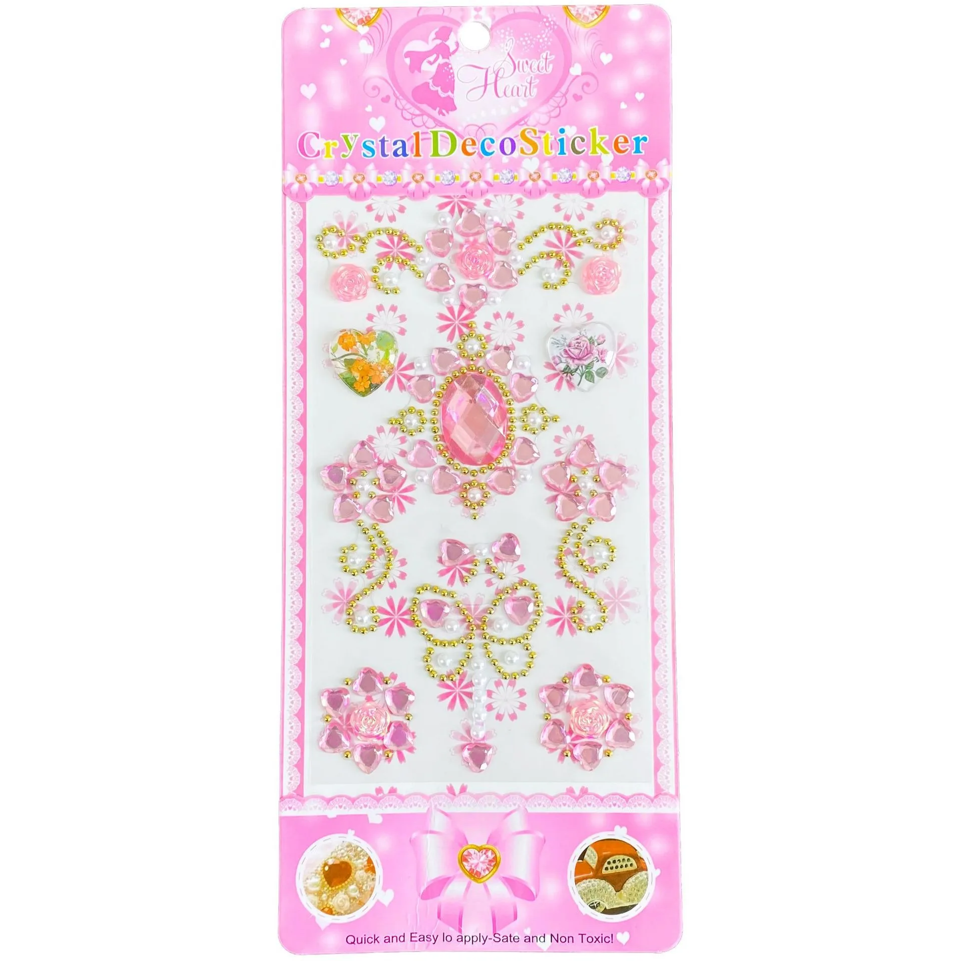 2024 Jewel Crystal Stickers Self-Adhesive Gems For Diy Craft Nail Body Makeup Personal decoration