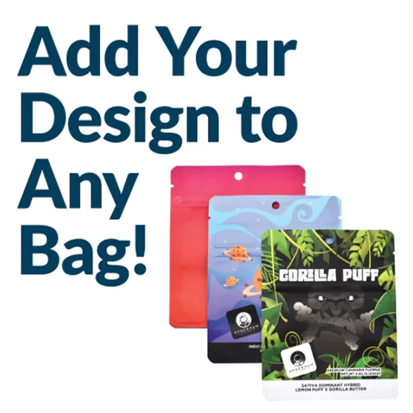 Custom Printed Resealable 3.5g 7g 12g Plastic Smell Proof Gummy Candy Edible Ziplock Stand Up Pouch Mylar Packaging Bags