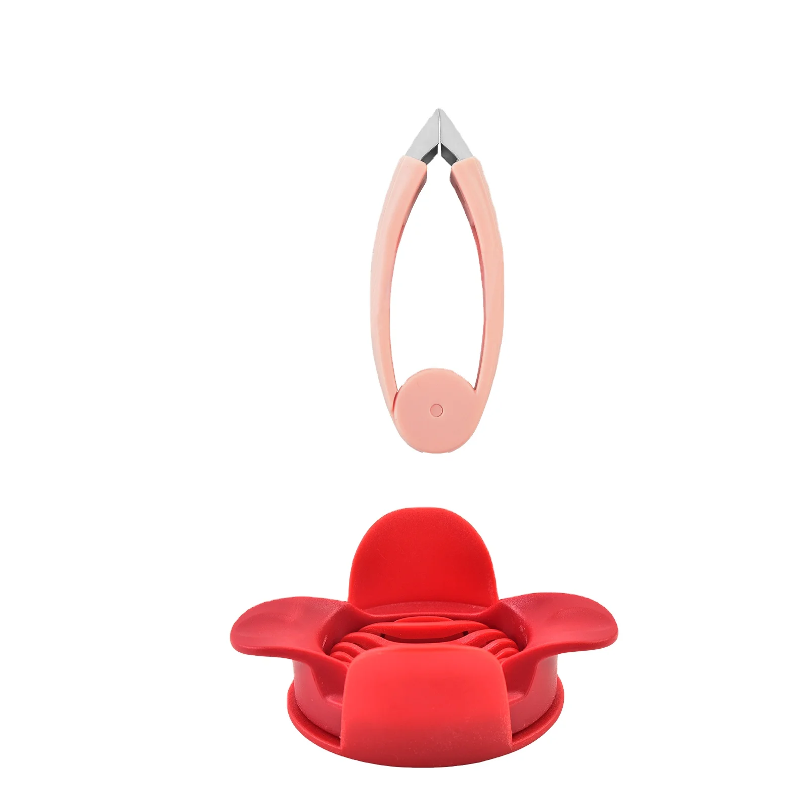 Лидер продаж, многофункциональный нож для резки клубники из нержавеющей стали, набор инструментов для резки фруктов и овощей