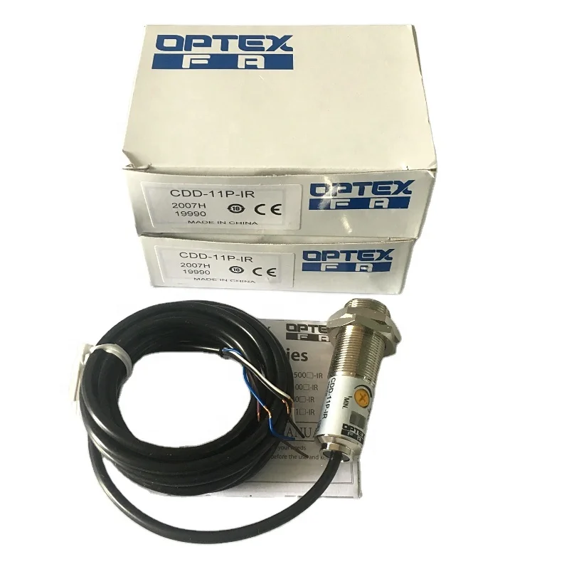 New arrival stock Sensing range 100mm Diffuse reflective pnp Photoelectric sensor CDD-11P-IR optex sensor