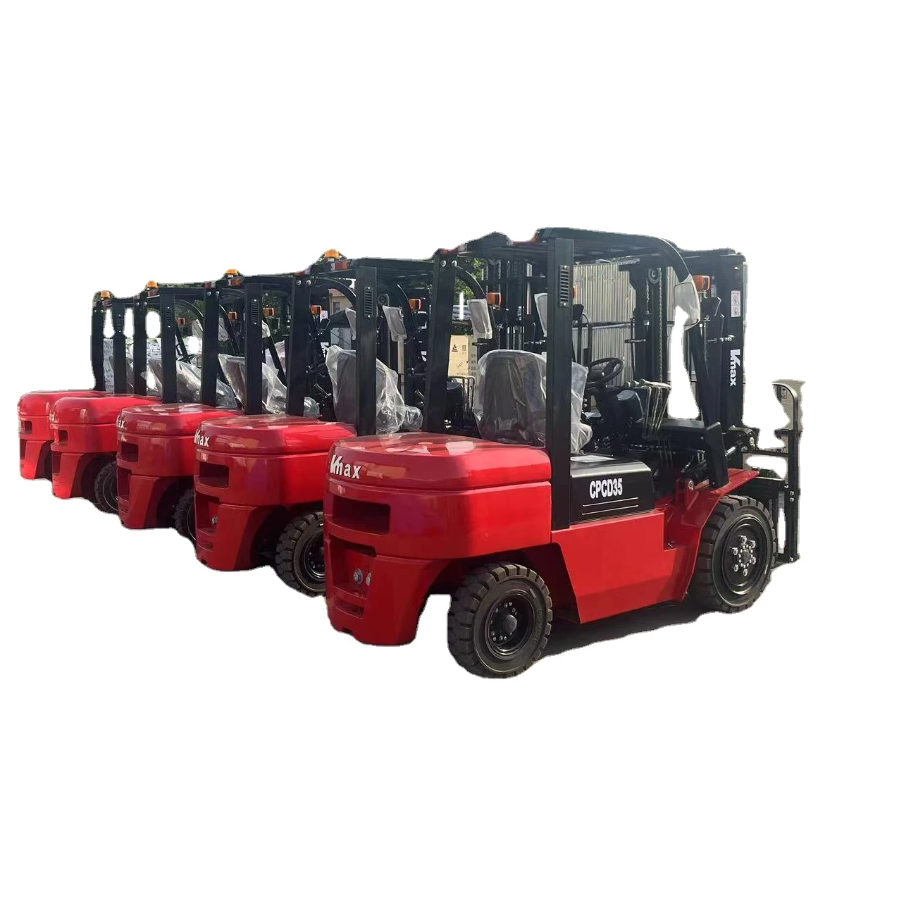 Shanghai Vmax 4T Дизельный вилочный погрузчик большой вилочный погрузчик с двигателем США