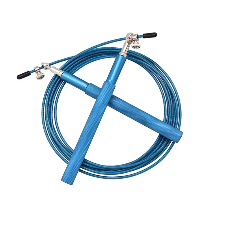 Высококачественный Регулируемый высокоскоростной Скакалка с алюминиевой ручкой и логотипом на