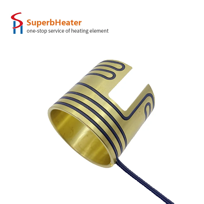 Brass Hot Runner Heater Nozzle Coil Heater with Thermocouple