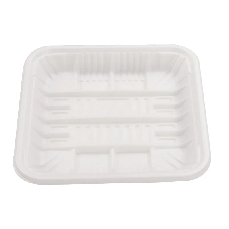 Wholesale Custom Design White Plastic Blister Thermoform Packaging Packing Container Tray PLA Box