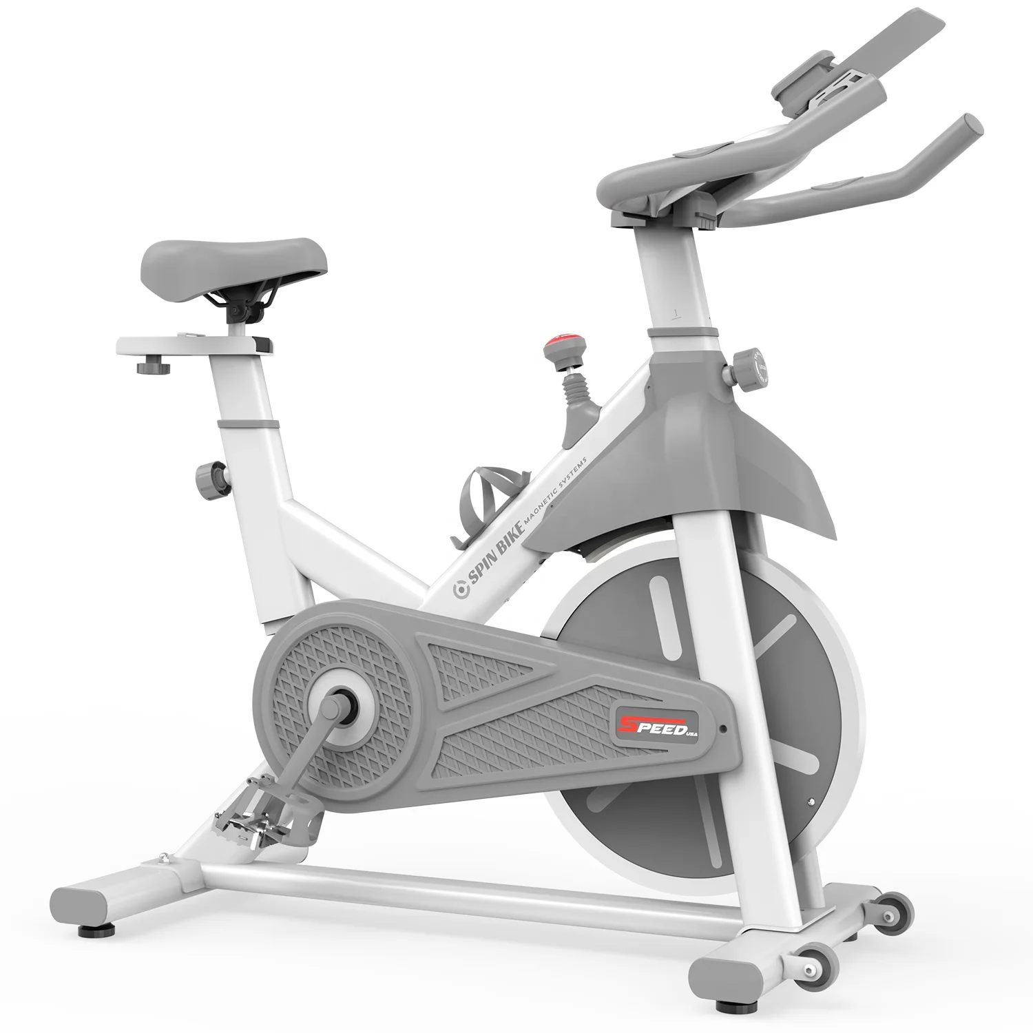 Home Fitness Equipment Bicicletas Spinning, Magnetic Spin Indoor Cycling Bike Stationary with Zwif