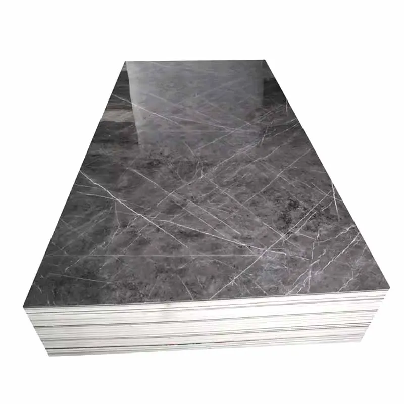 2024 Hot-selling Wall decorative pvc uv wall panel marble matte silk style series decorative wall panels