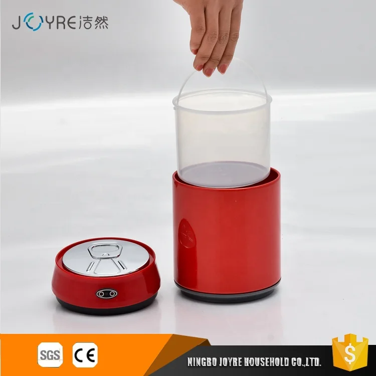 1.5 Liter Round Desktop Kids Infrared Sensor Mini Cola Can Car Trash Bin