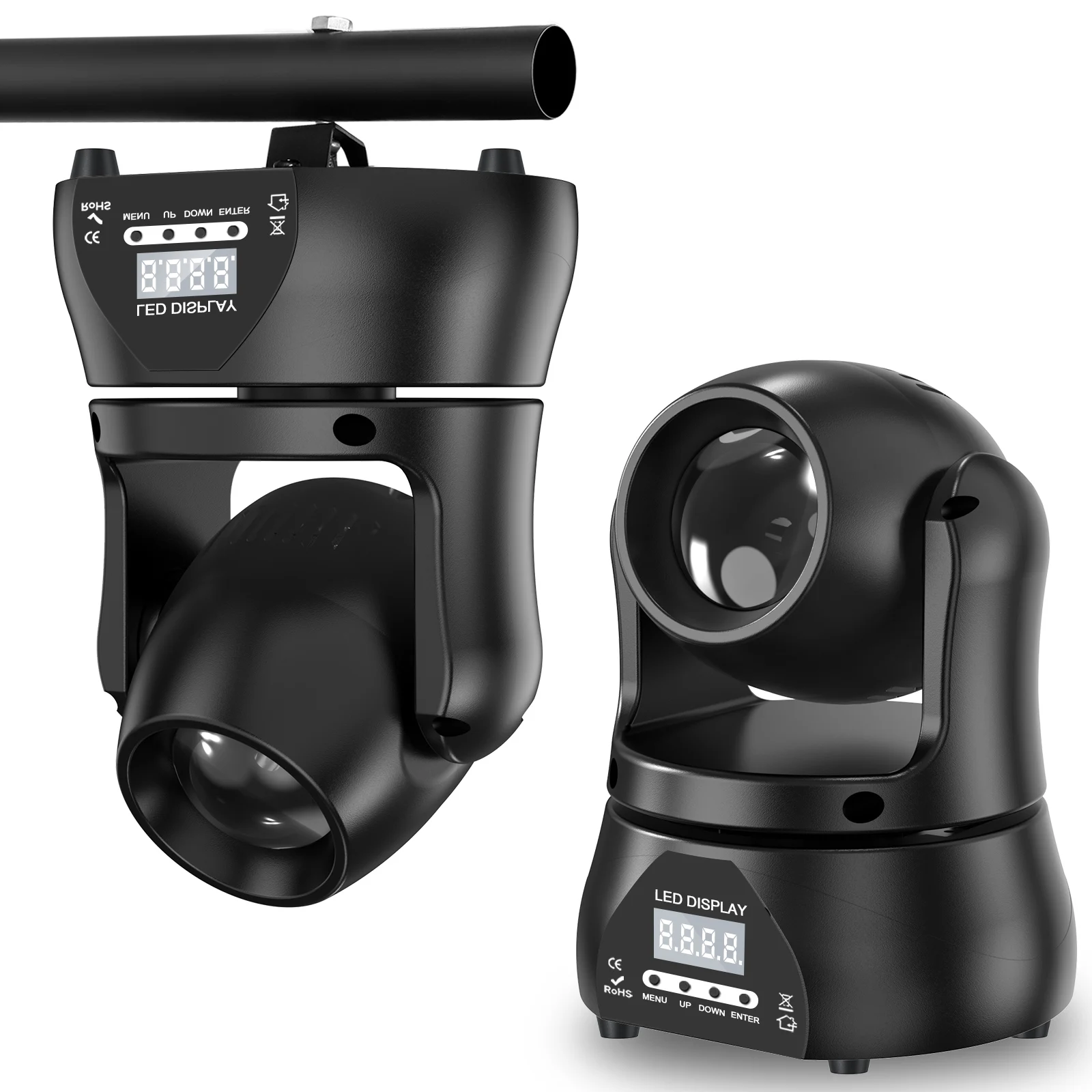 Popular Shaking Head Lighting Equipment Dj Disco Dmx 512 Control 40W Rgbw Led Beam Stage Bar Moving Head Lights