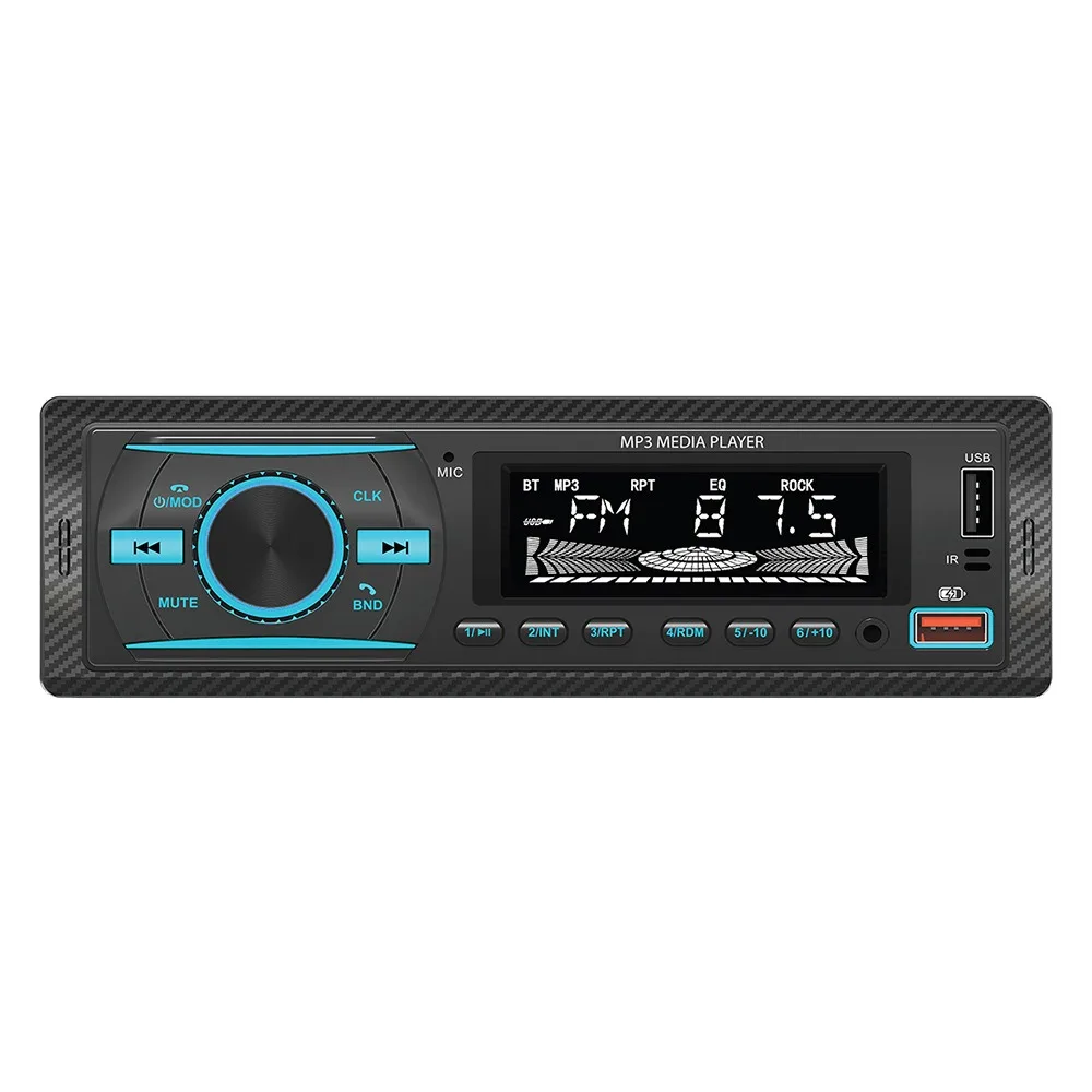 Fast Charging FM Transmitter Car MP3 Player with Bluetooth & Aux Port Blue Tooth Radio Tuner FM Radio Car Audio