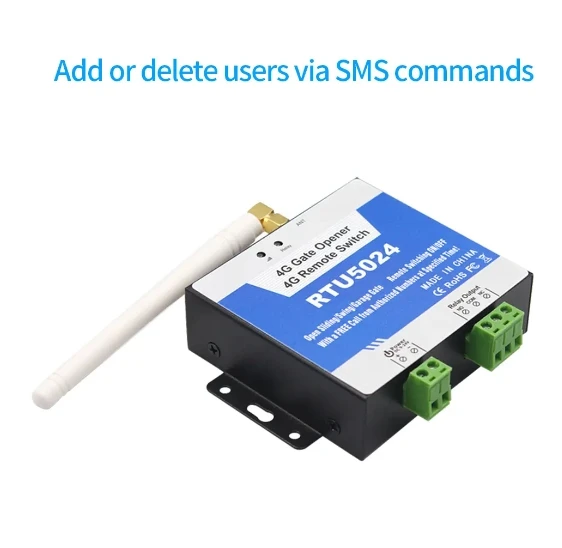 Remote Control 4G Free Call Door Access Wireless Door Opener RTU5024 GSM Gate OPener Relay Switch