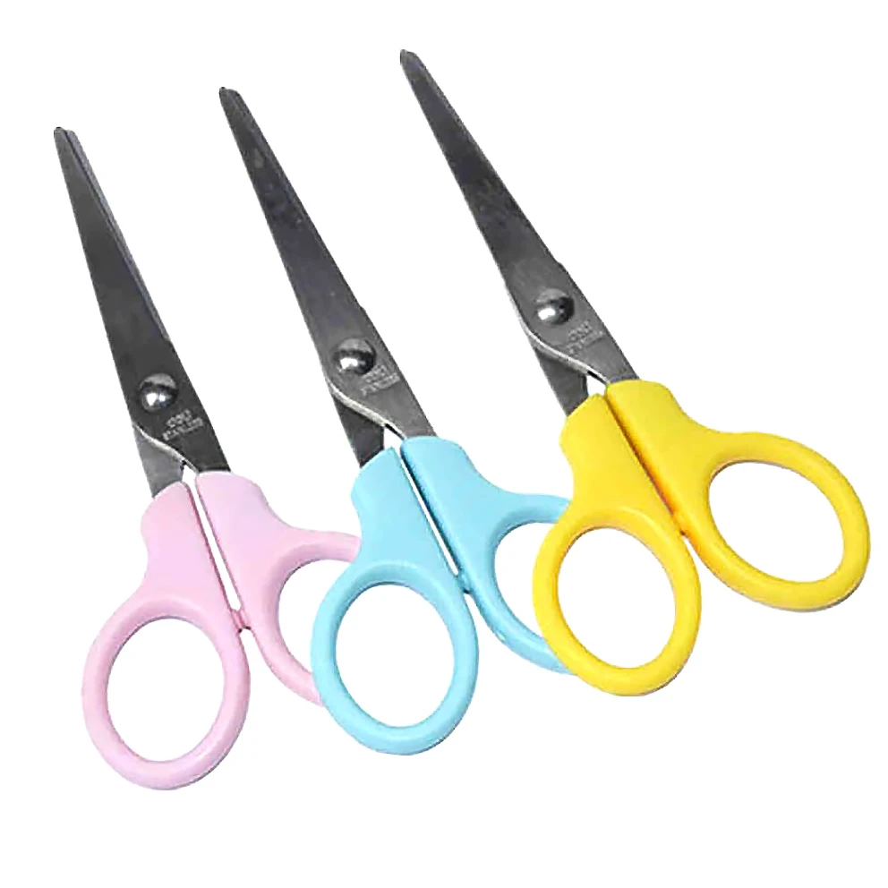 scissors for cutting paper for children safety stationary stationery student babies kids Children Scissors stationery scissors (1600695424199)