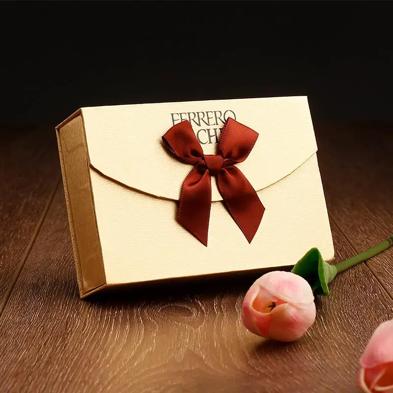 Fancy Empty Chocolate Packaging Box,Food Packaging Wedding Gift Candy Box For Guest,Luxury Cookie Truffle Sweet Box Packaging