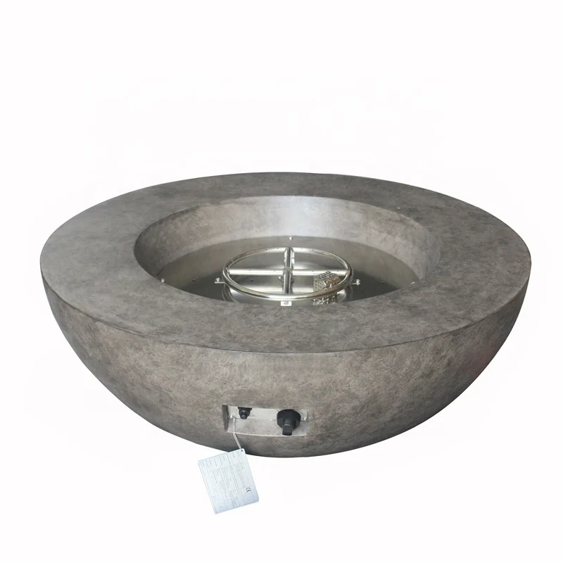 Outdoor Gas Table Top fire pit bowl for Backyard Furniture Patio Life