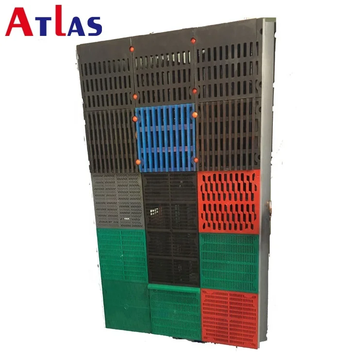 factory price Polyurethane Rubber Sieve Plates Pu Mesh Screen rubber Vibrating Screen Mesh