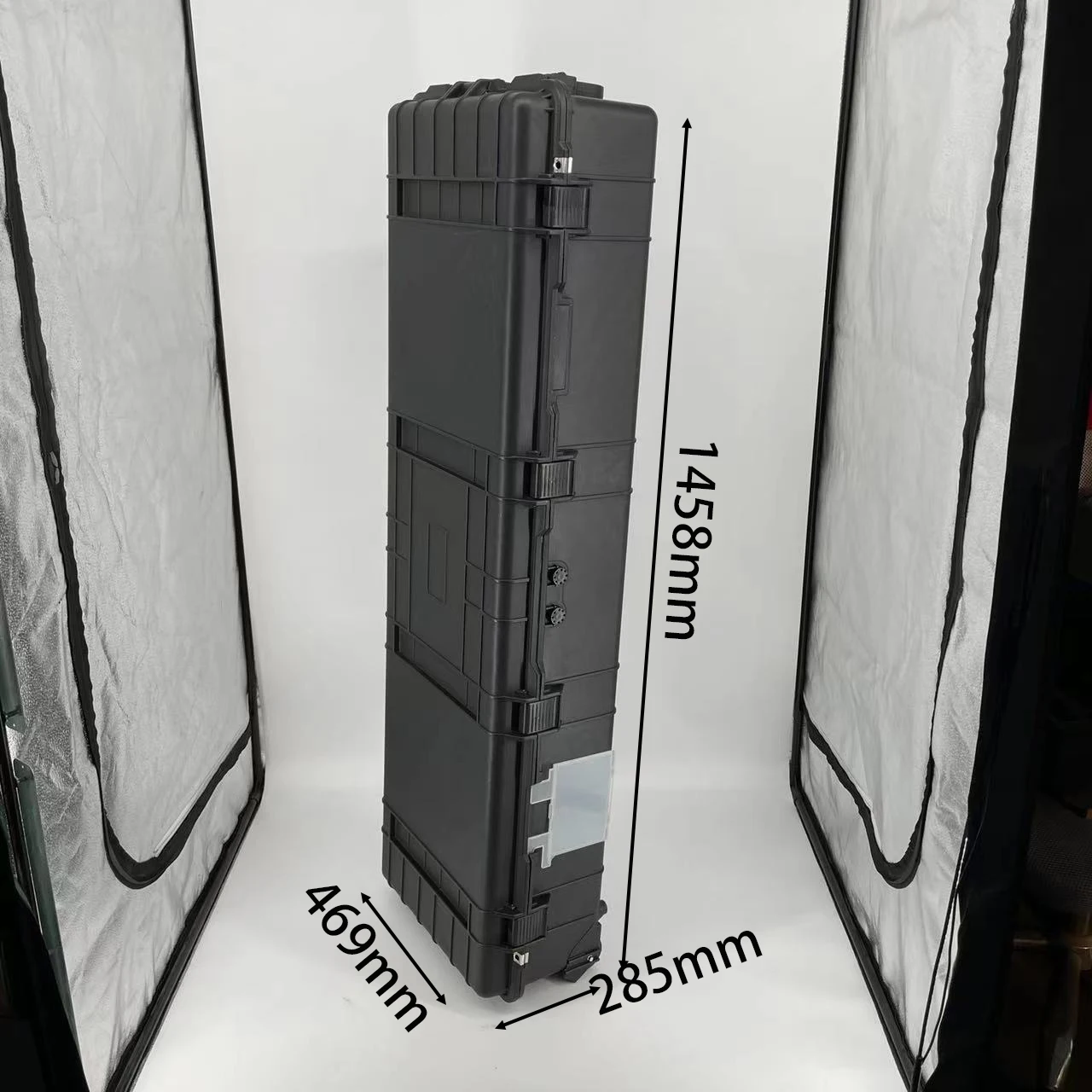 DPC140-2 Large Hard Plastic Waterproof Fishing rod equipment safety carrying long tool case With Customized Foam