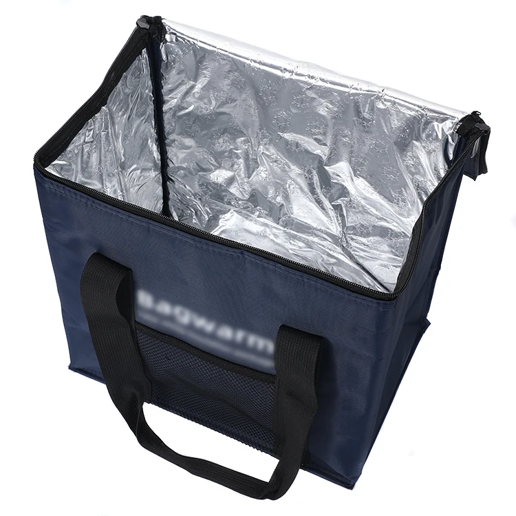 Keep Warm Ice Cooler Clear Lunch Cooler Bag Aluminum Foil Insulation Canvas bag