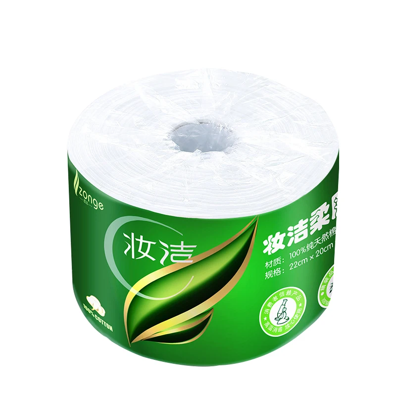 Factory supply soft non-woven cleaning cloth roll cotton soft towel face wash custom tissue paper towel Disposable