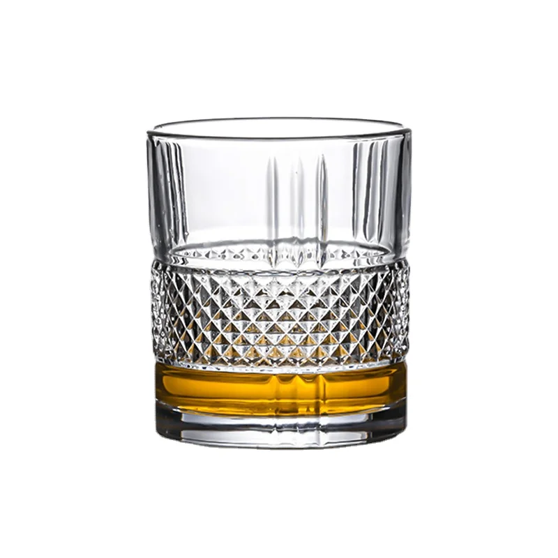 New design Brandy Snifter Whiskey Glass Spin 360 Not Fall Tumbler Wine Glasses Bar Restaurant Top Whisky XO Chivas Rock Cup