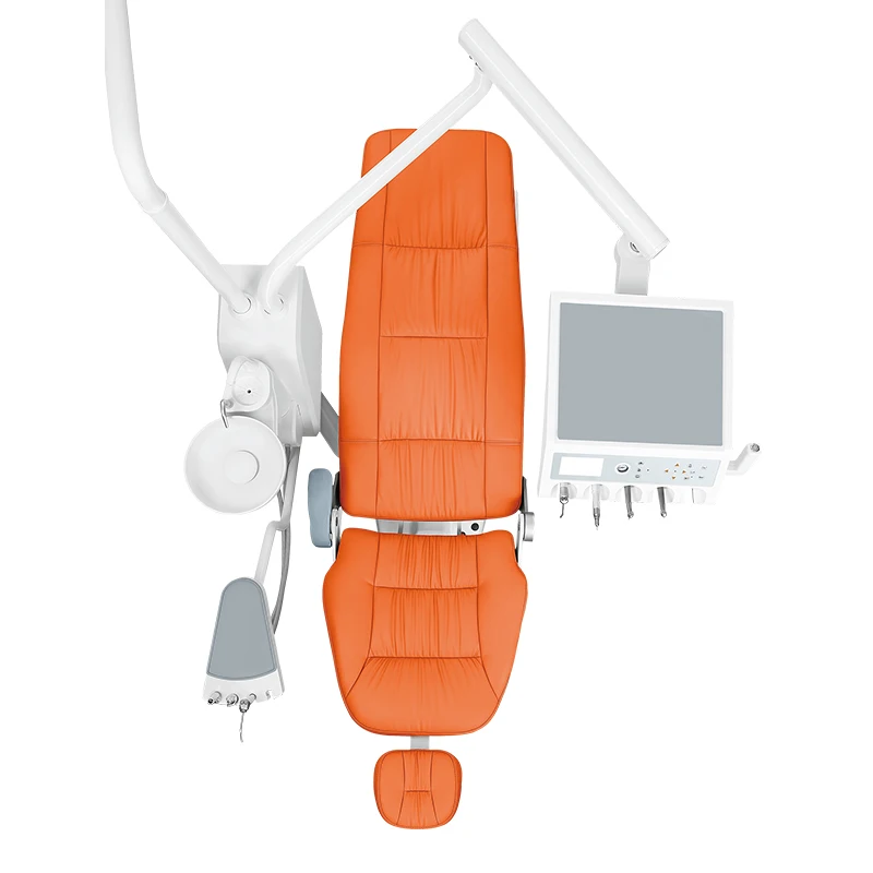 New fashion dental chair with 12 led lighting Dental chair set Luxury dental chair