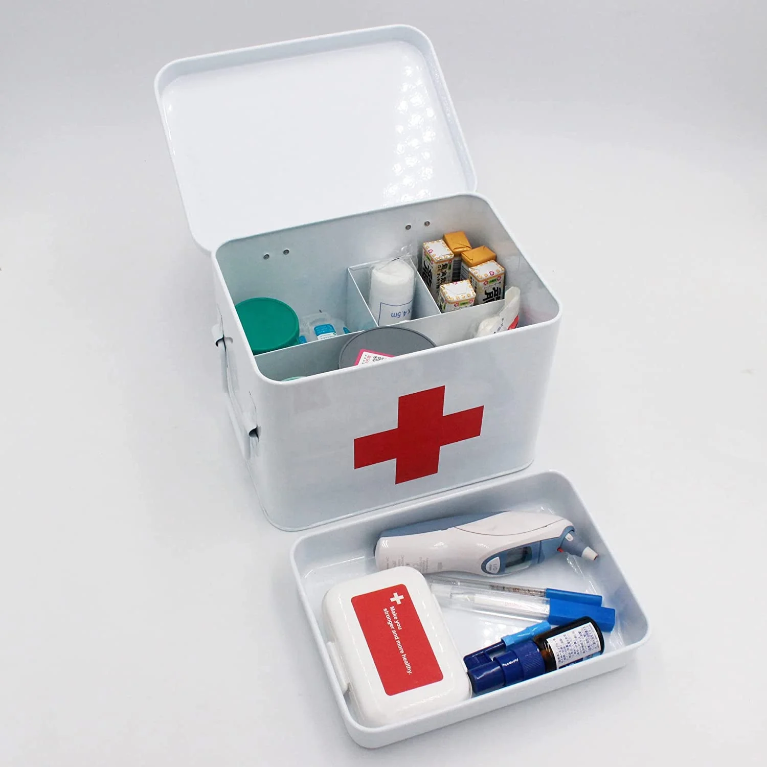 Metal  First Aid Kit First Aid Box Medicine Storage Box