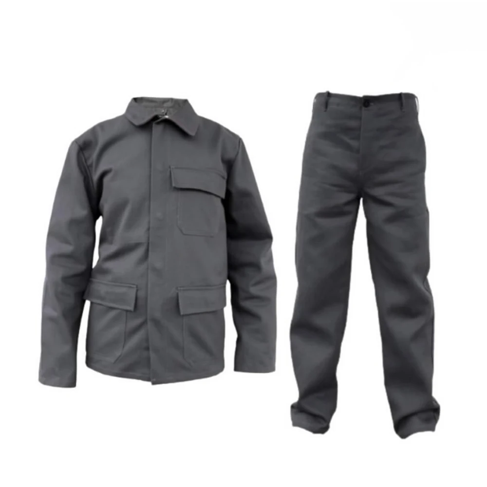 Customized Logo Accepted Mens Pure Cotton Work Clothes Clothing Workwear Suits