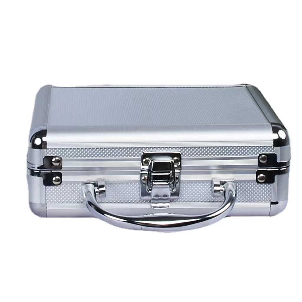 Алюминиевый ящик для инструментов игрушечный пистолет маленький чемодан садовый многофункциональный алюминиевый
