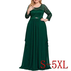 2022 New Arrivals Woman Clothes Wholesale Fashion Apparel Elegant Dresses Cutout Lace O Neck Long Sleeves Dress