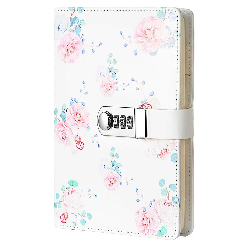 Myway 2025 Creative Password Lock Journal Diary Digital Locking Notepad Book Combination Journal Diary With Lock A5 Planner
