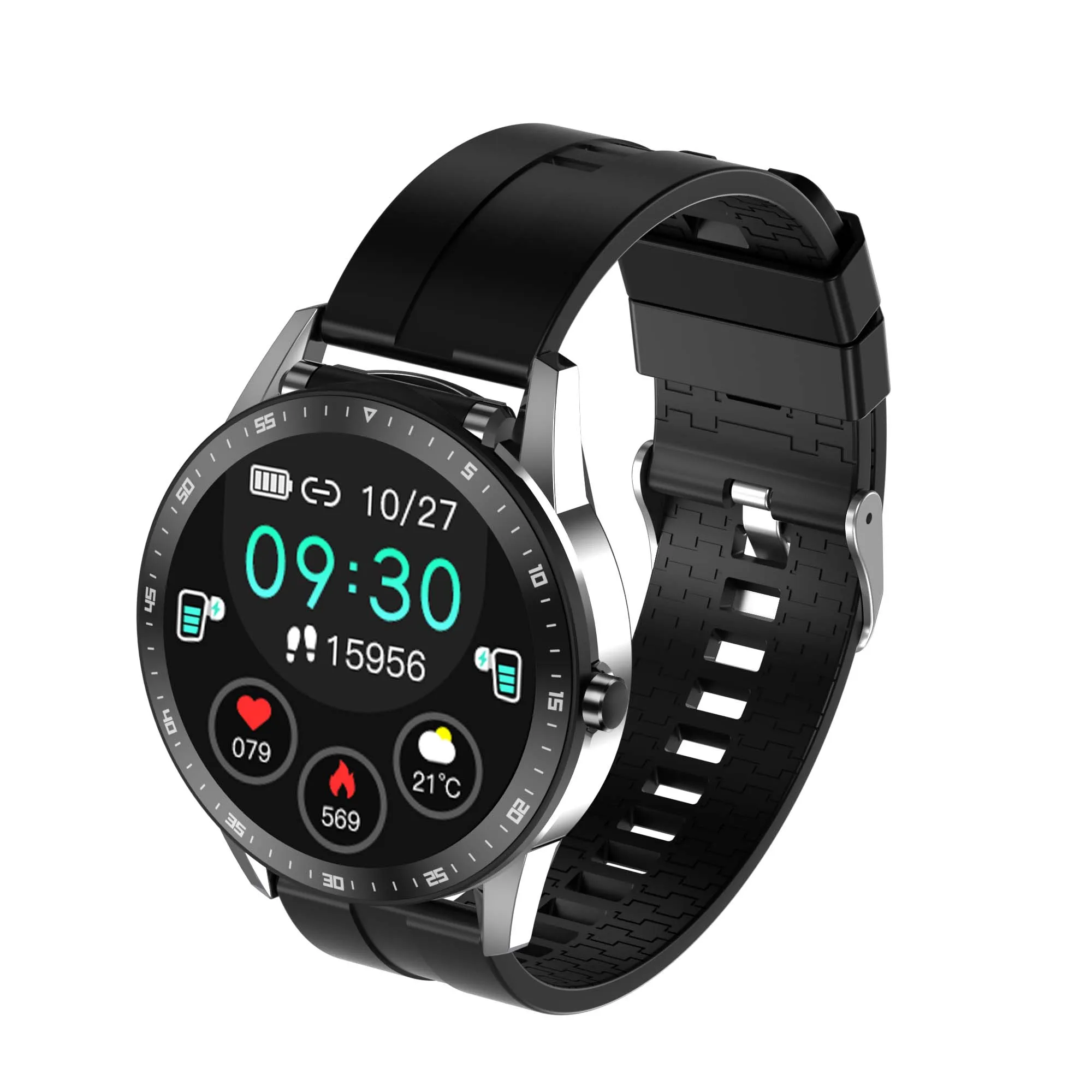 Новый дизайн Смарт-часы X6 TWS Bluetooth наушники 2 в 1 пульсометр Монитор артериального давления спортивные
