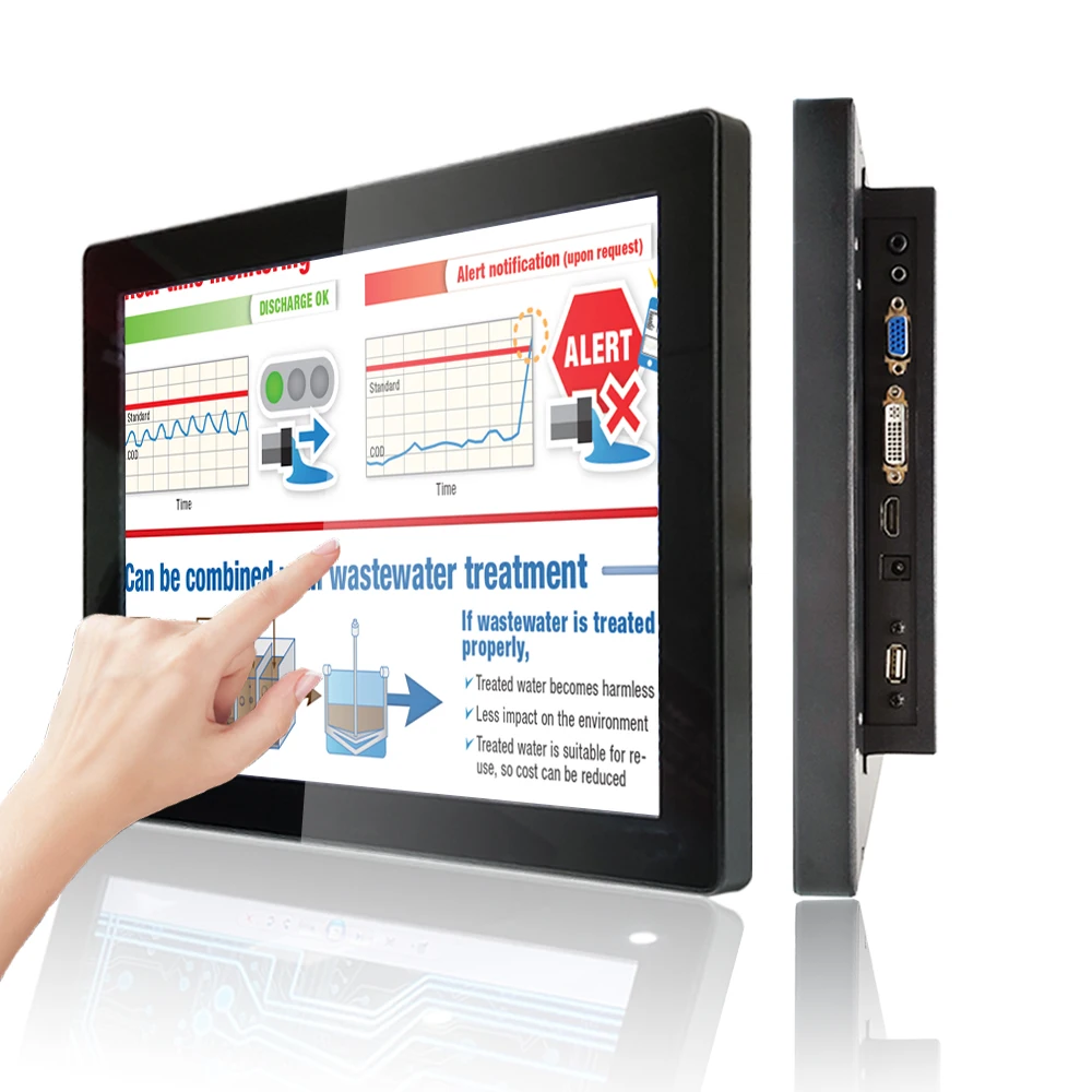 Custom 15 HDMI industrial Monitor LCD capacitive Touch Screen display USB Display Interactive Touch Screen monitor