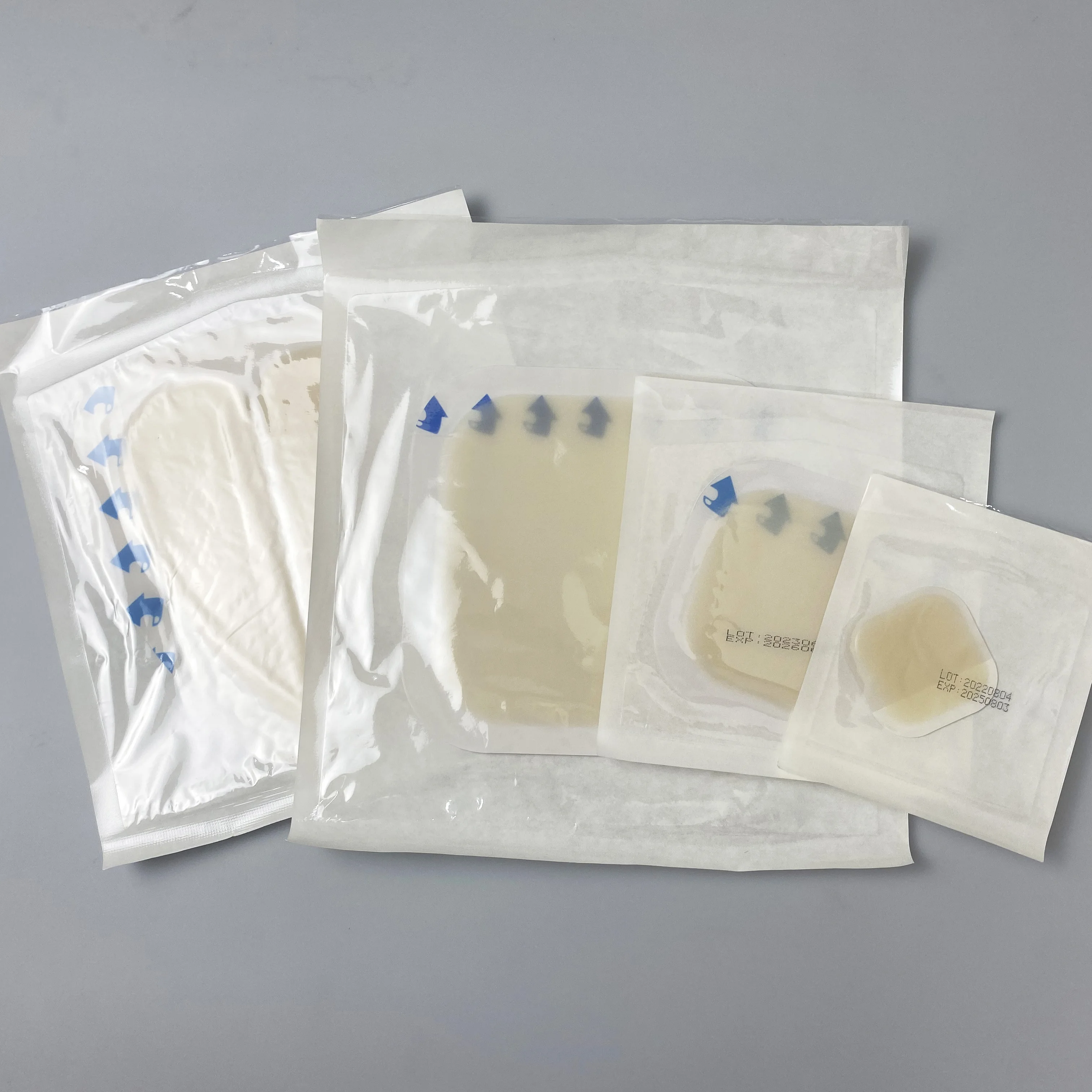 Advanced wound dressing hydrocolloid dressing patch with thin border