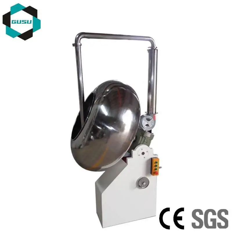 Gusu Nuts Peanut Almonds Chocolate Coating Polishing Pan For Factory