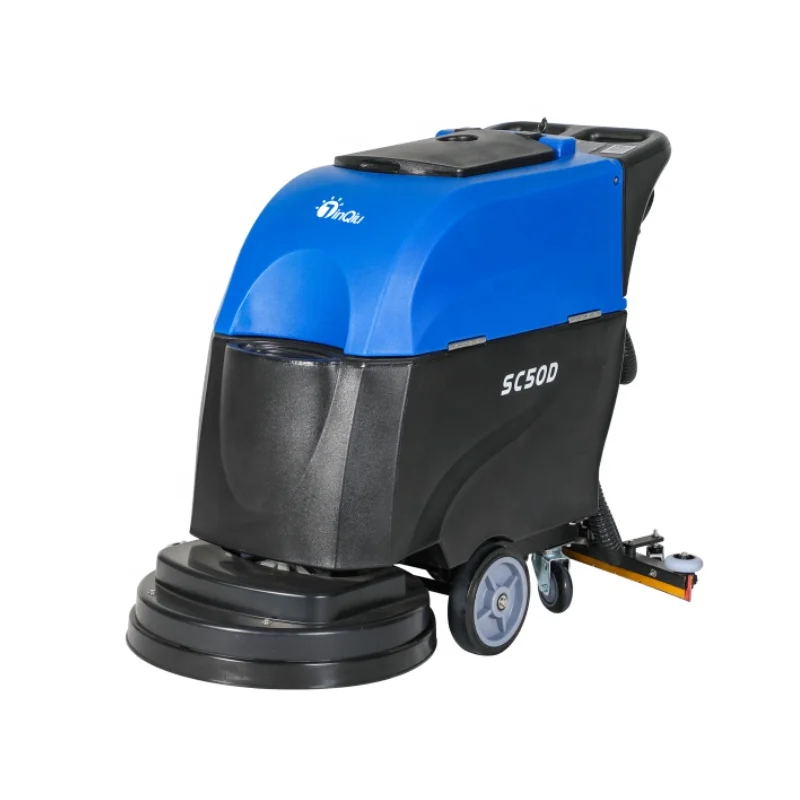 Commercial Electric Sweeper Cleaning Equipment 20inch Walk-behind Floor Scrubber Dryer