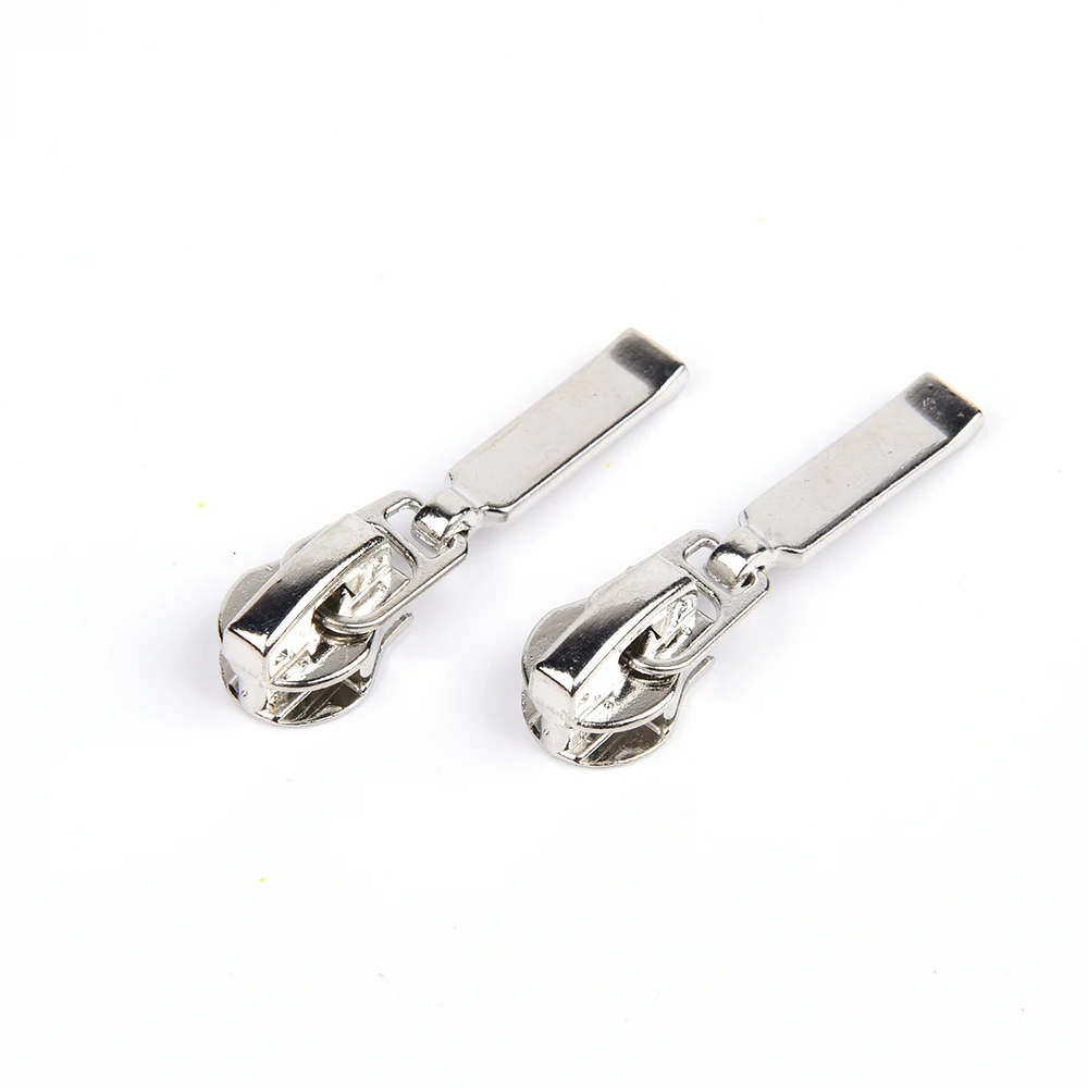 wholesale custom Fancy cloth wholesale zipper pulls locking custom metal zipper pull automatic slider