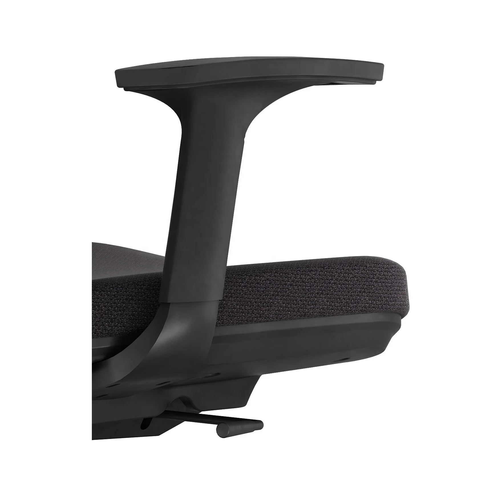 Modern design Wholesale office 2D adjustable high quality black PP chair armrests