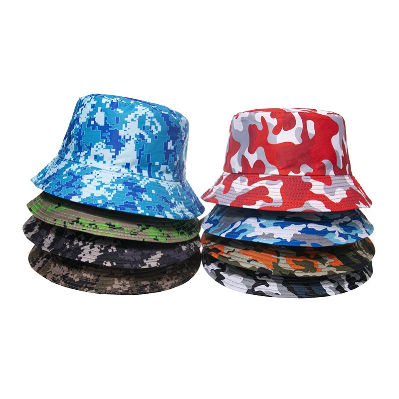 
custom outdoor sport forest camo army bucket hat for camp plain bucket hat for men 