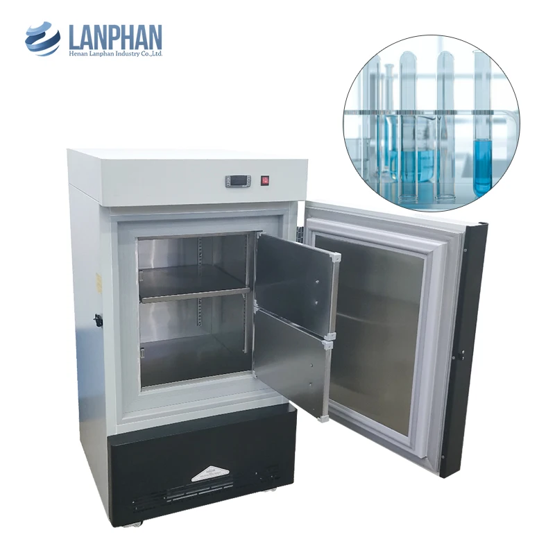 Lanphan  80L 328 Liter Laboratory Deep Freezer -86 Degree Chest Ultra Low Temperature Freezer