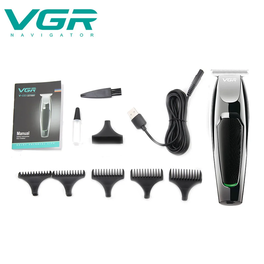 VGR Professional Hair Trimmer Waterproof Hair Machine Beard Trimer Face Shaver Electric Barber scissors Men Beard Trimmer