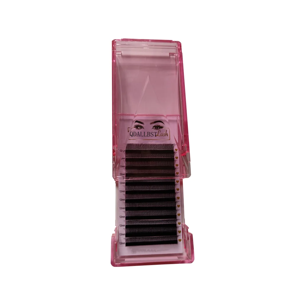 OEM Private Label Factory Full Volume Lash Extension Supplies Faux Mink Cashmere Eyelash Extension Hand Made Matte Black Baddie