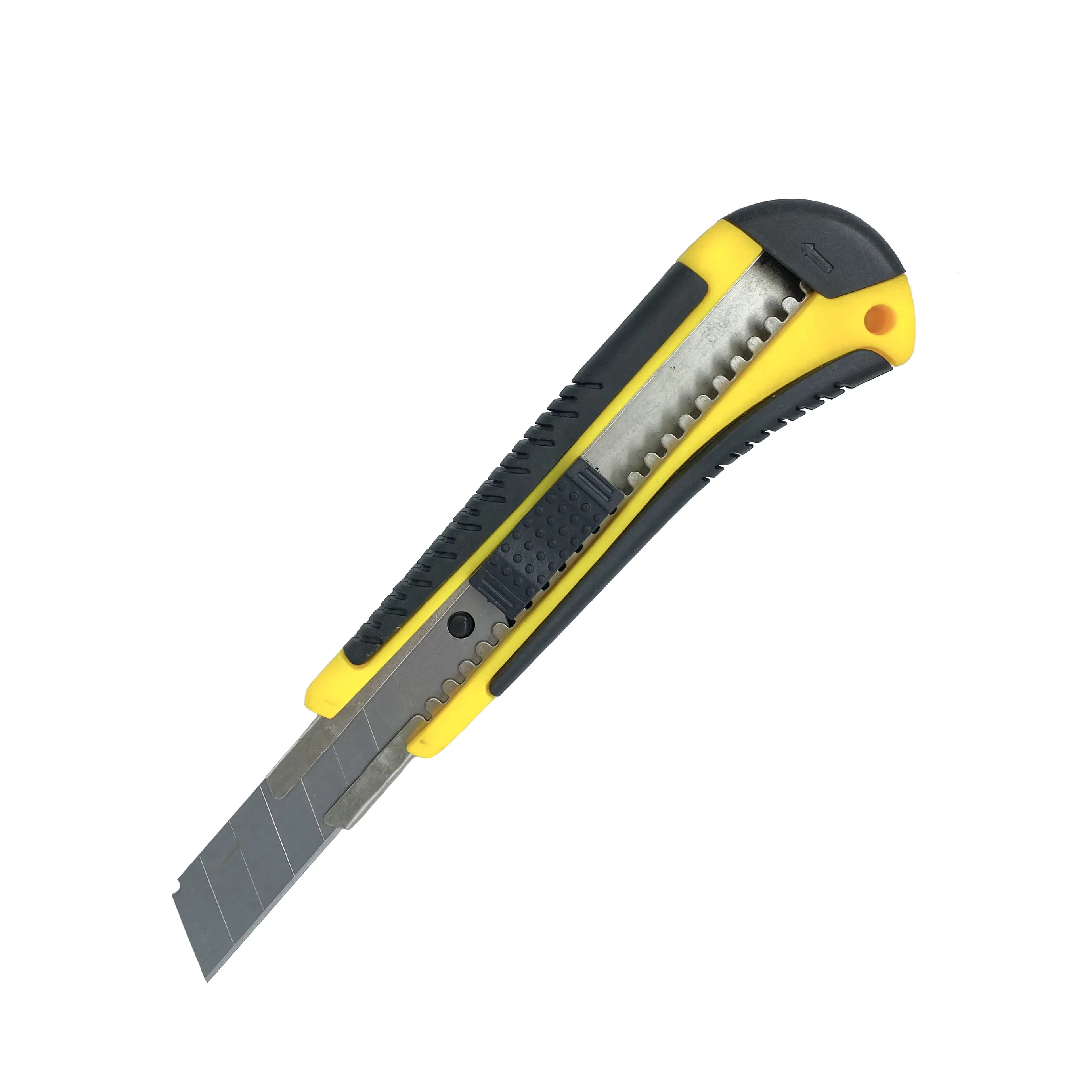 Low MOQ High Quality Retractable 18mm Utility Knife Set Plastic Handle Metal Blade Box Cutter Knife