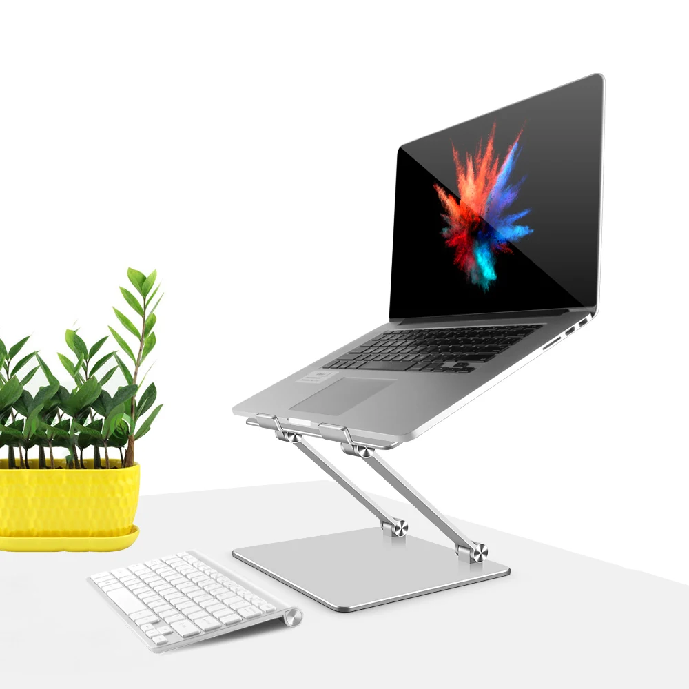 
High Quality Monitor Office Folding Table Aluminum Laptop With Adjustable Height 