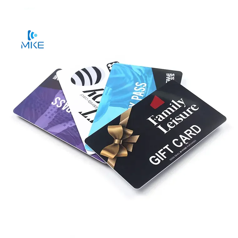 Signature strip frosted black printing plastic pvc cards