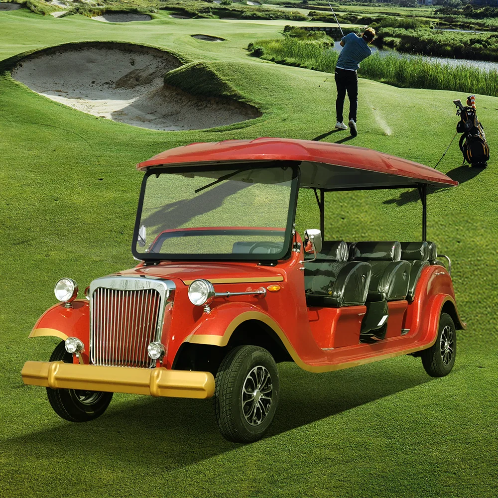 Ce Approved Luxury Classic Car Sightseeing Bus Electric Vintage Car Electric Wedding Retro Classic Car