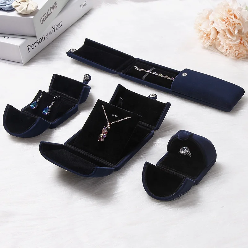 Wholesale Luxury Ring Necklace Logo Customized Jewelry Gift Box