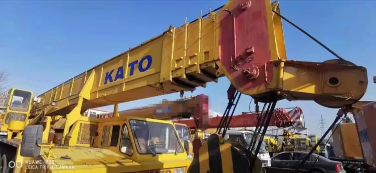 2008  Used  Truck  Crane  Telescopic Boom all terrain 80 TON  truck crane  Kato NK800 E for Sale