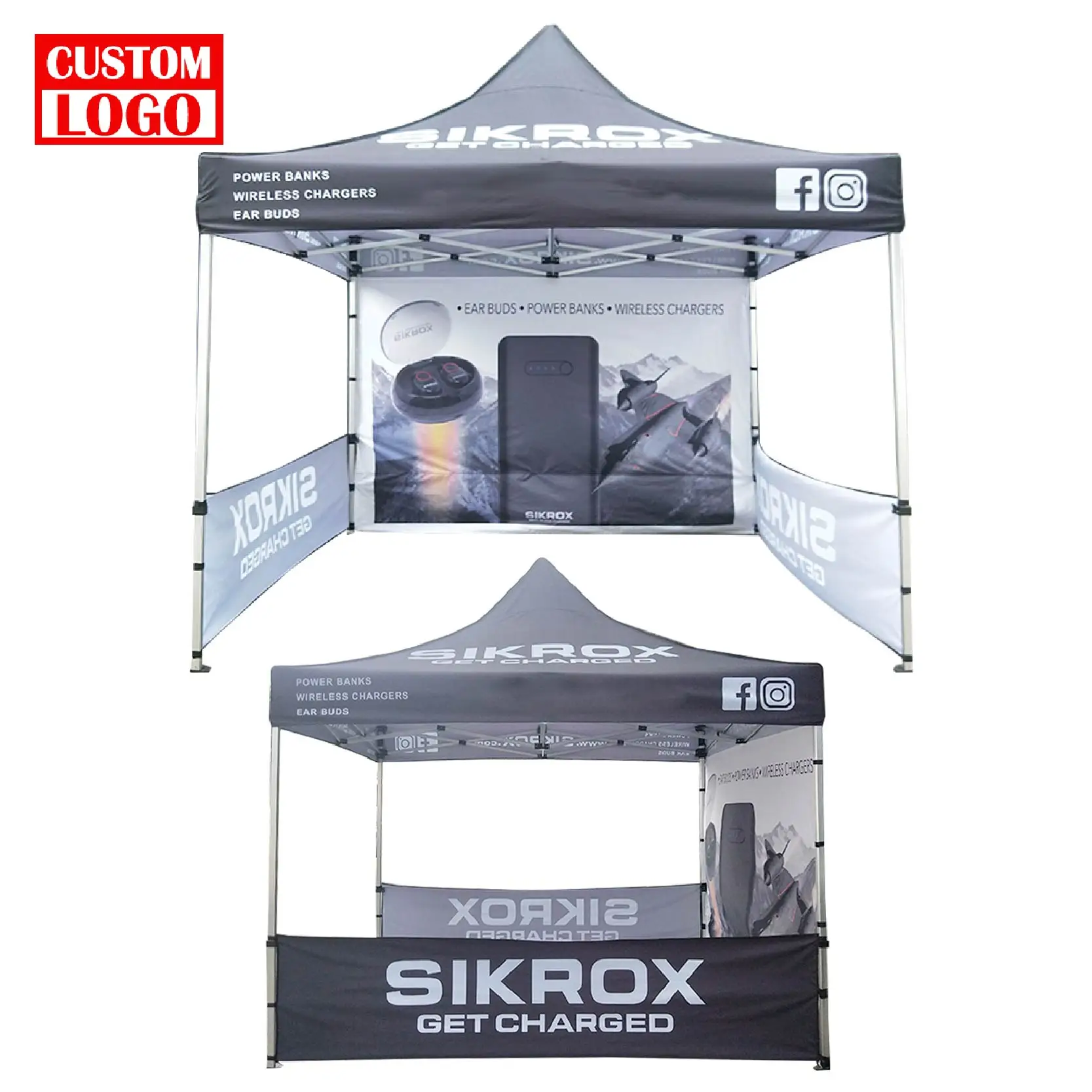 Water-proof Small Trade Show Tent Event Tent Custom Canopy Tents 10 X 10