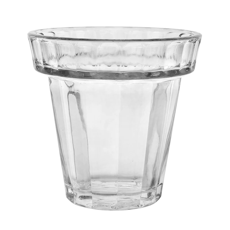 Large Clear Glass 40 Fl Oz Ice Cream Cone Shaped Coupe Dessert Bowls