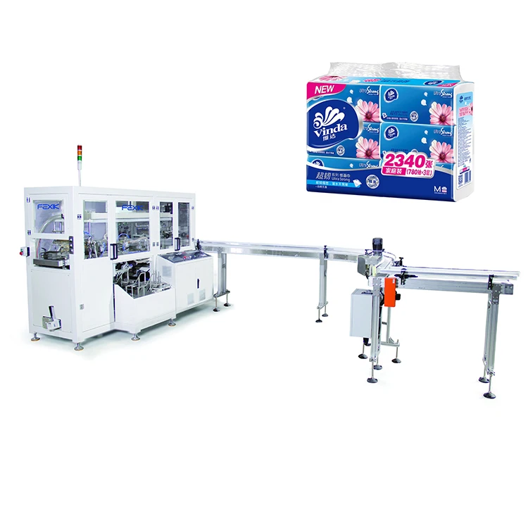 F-C25 Full Automatic Wet Wipes Tissue Paper multi Packing machine for sale