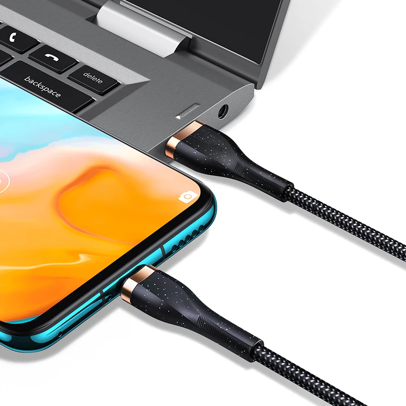 USAMS New arrival SJ488 usb c Aluminum Alloy 3A high speed data transfer for xiaomi
