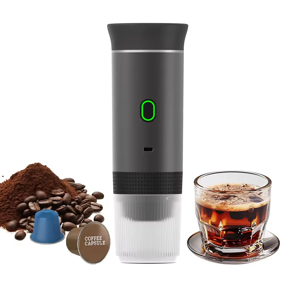 12V Multifunctional Portable Coffee Machine Mini Cafee Espresso Maker Typed-C Rechargeable OEM ABS Outdoor Office Coffee Machine